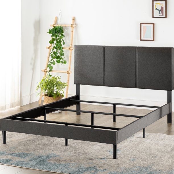 Zinus Cambril 45” Upholstered Bed Frame, Queen
