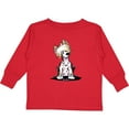 thumbnail image 3 of Inktastic Chinese Crested Boys or Girls Long Sleeve Toddler T-Shirt, 3 of 5