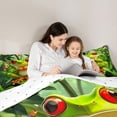 thumbnail image 4 of Castle Fairy Kids Animal Frog Twin Bedding Sets,Flying Butterflies Bedding Comforter Set, 4 of 8