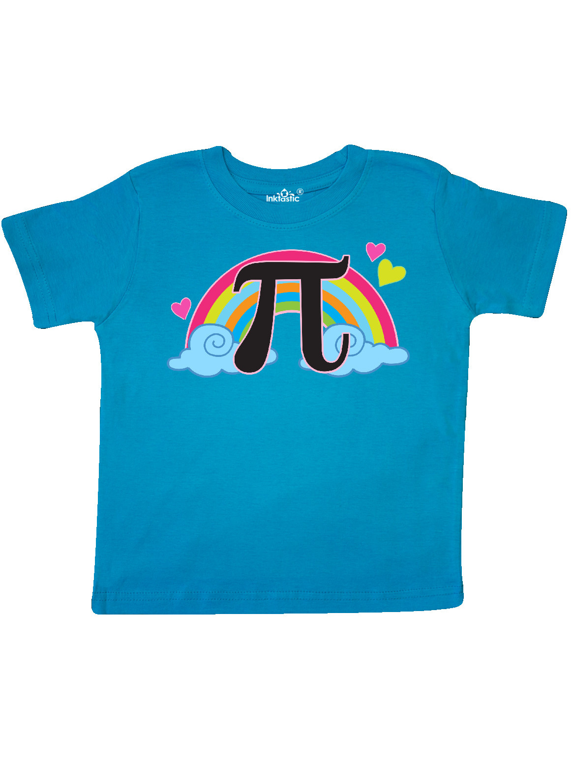 inktastic Pi Day Math Party Rainbow Baby T-Shirt