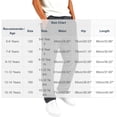 thumbnail image 3 of BLVB Boys Corduroy Straight Leg Pants Casual Loose Fit School Uniform Pants High Waist Fall Winter Comfy Clothes(Gray,5-6 Years), 3 of 9