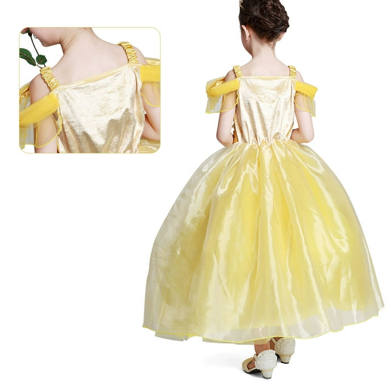 princess belle dress walmart Women's Princess Beauty And The Beast Belle Blue Dress Costume Large 12-14
