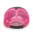 thumbnail image 2 of Outdoor Cap FWT-130L Cotton twill unstructured cap-Charcoal/Neon Pink, 2 of 8