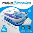 thumbnail image 7 of SereneLife SLINFL400 Blue Lake, Beach, Pool and River Floating Island Raft, 7 of 7