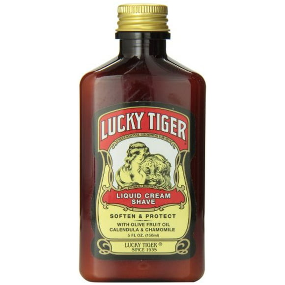 Lucky Tiger Lucky Tiger Rasage à la Crème Liquide, 5 Oz, 5 Oz