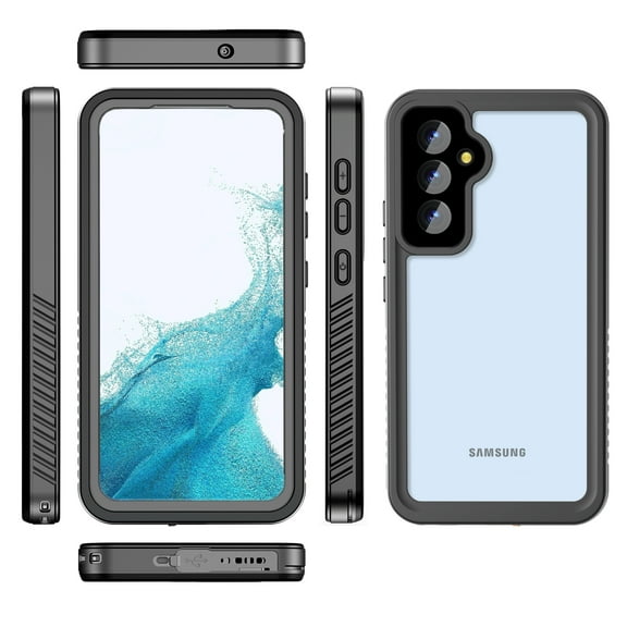 Mantto Galaxy A54 5G Case Waterproof,Built-in Screen Protector, Full Body Rugged, Scratch and Shock Resistant, Dust and Water Resistant, Case for Samsung Galaxy A54 5G - Black