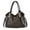 E, variant on Large Capacity Trendy Print Shoulder Bag for Women Vegan Leather Long Top Handle Tote Bag Handbag