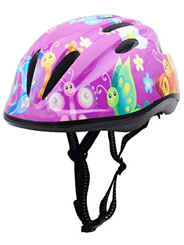 Age 3-7 Details about   BeBeFun Pink Girl's 7 PC Lightweight Bike Helmet & Pads Set 