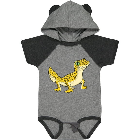 Inktastic Cute Leopard Gecko Boys or Girls Baby Bodysuit