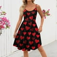 thumbnail image 4 of 2026 Valentine's Day Dresses for Women Sleeveless Cooktail Summer Vaction Dresses A Line Wine XL, 4 of 4
