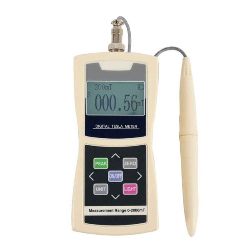 Digital Meter Magnetic Flux Surface Magnetic Field Tester 5% Accuracy Handheld Magnet Gauss Meter - Walmart.com