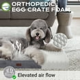 thumbnail image 3 of Ophanie 47in Gray Orthopedic Dog Bed for Large Dogs with Non-Slip Bottom, Waterproof and Machine Washable Removable Pet Bed Cover,XXL Size(47"x29"x4"), 3 of 8