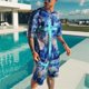 thumbnail image 3 of Pantalones cortos de manga corta con personalidad para hombre, estilo hip hop de verano, nueva camiseta de tendencia de moda con estampado 3D, 3 of 5