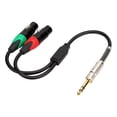 thumbnail image 1 of M Audio Cable,0.3M 24AWG Pure Copper Audio Connecting Cable Dual XLR Female Audio Cable Ultra Responsive, 1 of 10
