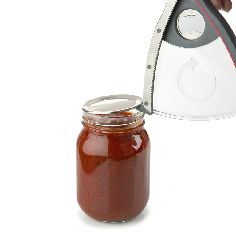 Prep Solutions Jar Opener with Bottle Opener, Flip Out Blade for Packaging and Can Tabs, PS-2960WM