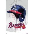 thumbnail image 4 of MLB Atlanta Braves - Drip Helmet 20 Wall Poster with Push Pins, 22.375" x 34", 4 of 6