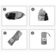 thumbnail image 5 of Bolsas Plegables Ligero Mochila plegable portátil Mochila impermeable Bolso plegable ultraligero Paq TOMSHOO Bolsas Plegables, 5 of 6