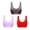 Red-A, variant on Mrat Racerback Sports Bras for Women Women's Wireless Bra, Soft Smoothing & Breathable Cups T Shirt Bra Racerback Sports Bras for Lady S-229 Red-A L