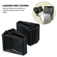thumbnail image 3 of MasteelfCA 2Pcs Rubber Ladder Foot Rest Mat Non-skid Feet Cover Folding Ladder Accessory, 3 of 8