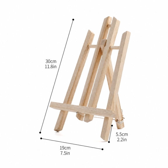 Tabletop Easel Small Wooden Table Top Easel Stand for Painting Canvas Portable A-Frame Display Holder for Art Photo Picture Sign Artist Student Home Office Decor