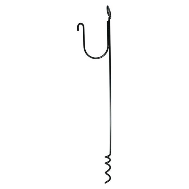 Ground Auger Technologies 7704778 50 ft. Decoy Stake Solutions Free Standing Black Hose Stand