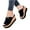 Black, variant on Utoimkio Ankle Straps Sandals for Women Summer Womens Slope Heel Thick Bottom Flip Flop Solid Shoes Sandals