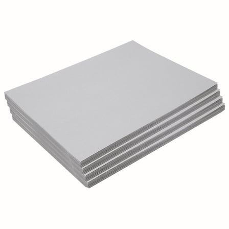 Colorations Heavyweight Gray Construction Paper, 9" x 12", 200 Sheets