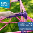 thumbnail image 6 of Eezy Peezy Monkey Bars Climbing Tower - Active Outdoor Fun for Kids Ages 3 to 8 Years Old, Pink, 6 of 6