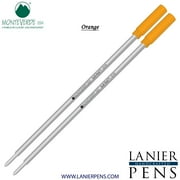 Monteverde Cross Pen Refills, Medium Point, 0.7 mm, Orange Ink, 2 Count, 2 Pack