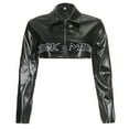 thumbnail image 1 of Chaqueta corta Gibobby sintética bordada Negro S, 1 of 4