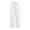 White, variant on Women's Plus Size Loose Casual Straight-Leg Cargo Pants With Pockets, Drawstring Waist, Relaxed Fit, Available in White Black Blue Green Khaki Pink
