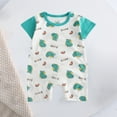 thumbnail image 3 of Yievot Infant Cotton Romper Cute Dinosaur Printed Newborn Baby Girl Boy Jumpsuit Short Sleeve Coverall Bodysuit 0-12 Months Baby Onesie Outfit, 3 of 3