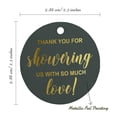 thumbnail image 6 of Inkdotpot Pack Of 50 Real Gold Foil Paper Tags Thank You Baby/ Bridal Shower Favor Hang Tags, 6 of 7