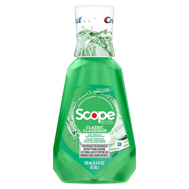 Crest Scope Classic Mouthwash, Original Mint