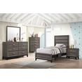 thumbnail image 2 of Watson 5-piece Twin Bedroom Set Grey Oak, 2 of 19