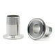 thumbnail image 2 of 1/41/23/41 Dn15 Dn20 Dn25 Dn32 Dn40 Bspt rosca macho sanitaria Ss304 accesorios de tubería de acero inoxidable adaptador de triple abrazadera Homebrew, 2 of 5