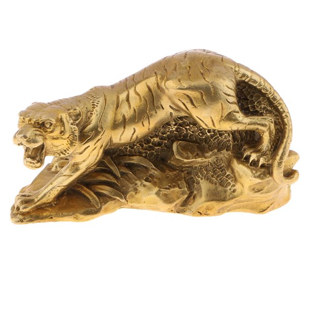 1 Uds. Estatuillas de animales del zodiaco casa estatua coleccionable para sala Tigre