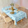thumbnail image 4 of Meery Christmas Rectangle Table Cloth Xmas Tree Tablecloths 60x102inch Polyester Waterproof and Reusable Table Covers for Weddings Banquets or Restaurants, 4 of 5