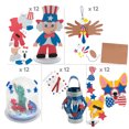 thumbnail image 2 of Super Patriotic Craft Kit Bulk 60 Pc, 2 of 2