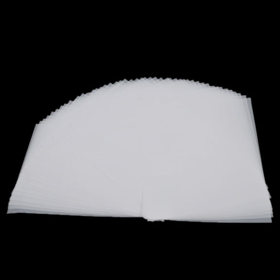 SEWCHICS 100 Pieces Transparent Writing Paper with High Transparency and , Quality Material for Clear Notes