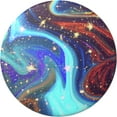 thumbnail image 2 of PopSockets Grip with Swappable Top for Cell Phones, PopGrip Aurora Swirl, 2 of 3
