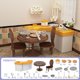 thumbnail image 3 of 1/12 Dollhouse Furniture Living Bedroom Kitchen Bathroom Set Forest Animal Family Miniature Simulation Doll Accessories DIY Toy, 3 of 5