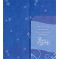 thumbnail image 2 of Designer Greetings Season's Greetings Snowflakes on Blue - Package of 8 Christmas Money / Gift Card Holders, 2 of 2