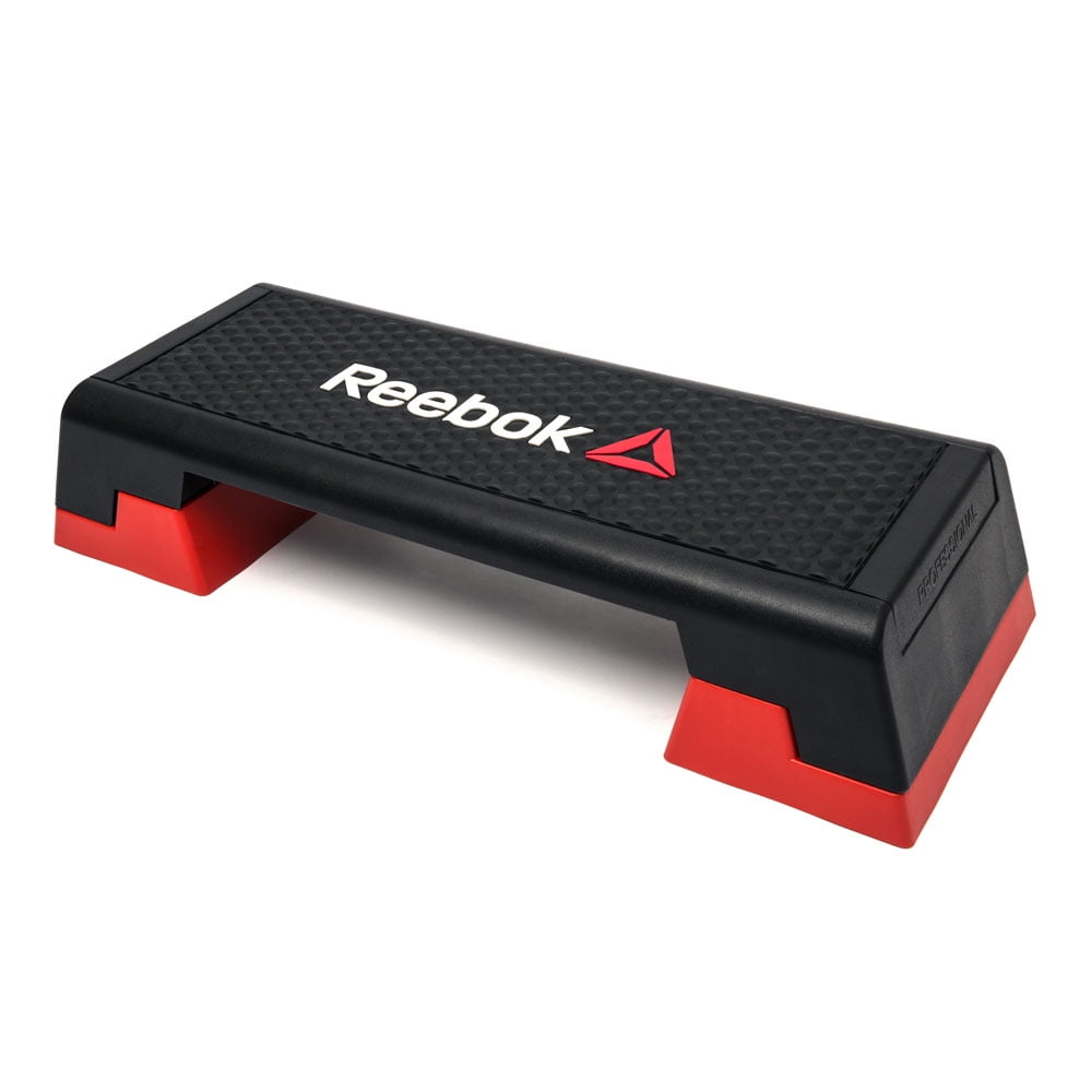 binden compleet Er is behoefte aan Reebok RSP-16150 Home Gym Workout Non Slip Adjustable Aerobic Step Platform  - Walmart.com