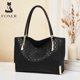 thumbnail image 2 of Bolso de mano de piel auténtica de la marca FOXER, bolso de hombro de diseño original para mujer para invierno, bolso de mano de lujo de gran capacidad, bolso de señora, regalo de Navidad, 2 of 5
