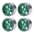 thumbnail image 4 of RC Wheel Hubs, 4PCS RC Tire Hubs Set Easy To Install  For 1.9in Tire Tread ,Purple,Green, 4 of 8