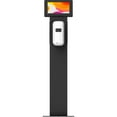 thumbnail image 5 of Premium Locking Floor Stand Kiosk with Automiatic Soap Dispenser (Black), 5 of 8