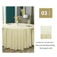 thumbnail image 4 of Hotel Tablecloth Round Restaurant Hotel Tablecloth Chinese Tea Table Cloth Wedding Big Round Table Tablecloth, 4 of 5