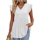 thumbnail image 2 of Camiseta de Cuello Redondo Casual de Impresión de la Moda de la Mujer 3/4 Manga Y Blusas, Blusa de Poliéster Suave de Spandex, 2 of 6