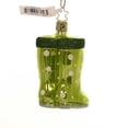thumbnail image 2 of Inge Glas CHARTREUSE RAIN BOOTS Glass Ornament Wallies Rubbers 10138S018, 2 of 2